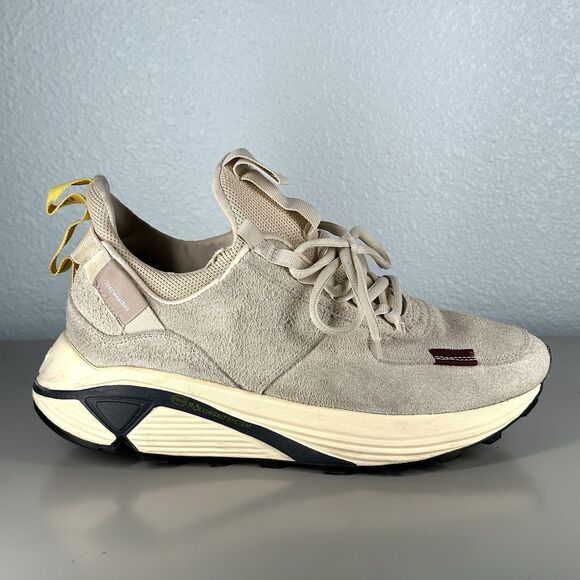 Clearweather Shoes Mens Size 8.5 Women’s 10 Contera Oatmeal Suede Sneakers - Picture 9 of 16